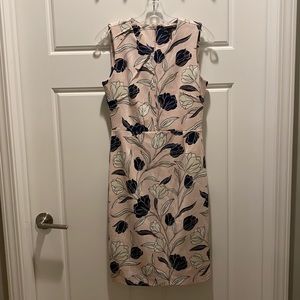 Floral Light Pink Banana Republic Dress